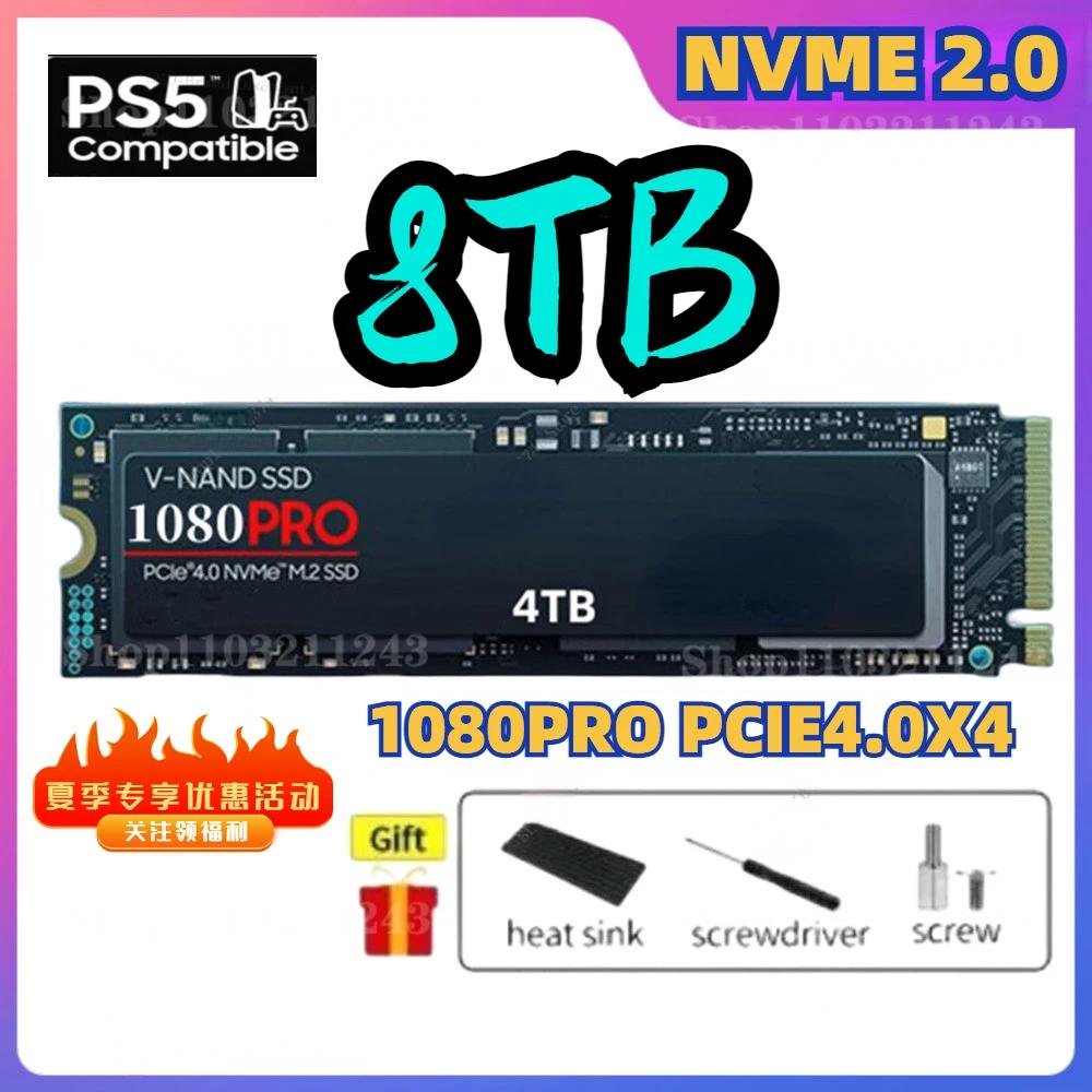 ָ Ʈ ̺ ũž Ʈ PS5 2024, 1080PRO 8TB 4TB 2TB NVMe SSD M.2 2280 PCIe Gen 5.0x4, ǰ